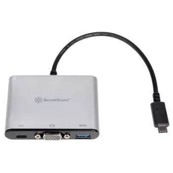 Išorinis vaizdo adapteris SILVERSTONE CH7517 USB-C į VGA