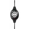 Ausinės MEDIA-TECH MT3573 laidinės binauralinės lankstomos su boom mikrofonu, 1,9 m laidas, USB, juodos