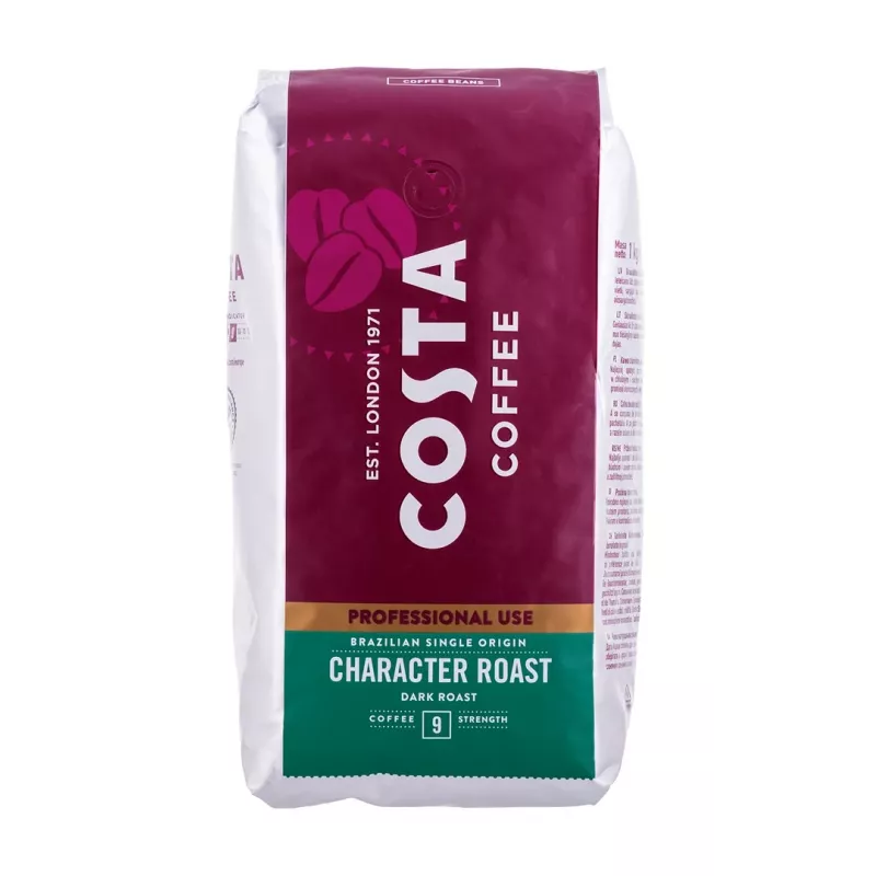 Kavos pupelės COSTA PROFESSIONAL 1KG BRAZILIŠKA VIENO KILMĖS ŠALIES