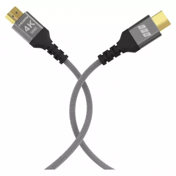 EFB Elektronik HDMI laidas High-Speed su Ethernet 4K60Hz pilkas - Laidas - Skaitmeninis/vaizdo/garso (HDMI-20-00004)