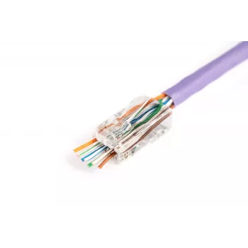 RJ45 kištukas Digitus X-ML-6U-EZ skaidrus vyriškas 100 vnt.