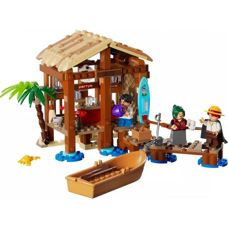 LEGO statybinis rinkinys One Piece 75636 Vėjo malūno kaimo trobelė, 299 dalių, 3 minifigūrėlės, 8+ metų