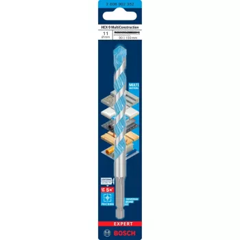 Grąžtas Bosch Expert HEX-9 Multi Construction Ø11 mm, HEX kotas