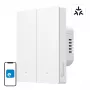 Sieninis belaidis WiFi išmanusis jungiklis Sonoff M5-2C-80W 2 kanalų rėmeliui