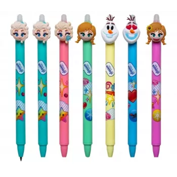 Įtraukiamas trinamas rašiklis Colorino Disney Emoji Frozen