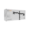 Sieninis laikiklis dviems monitoriams SBOX LCD-352/2-2, 13–32 colių, dvi rankos, 2×8 kg, VESA 100×100