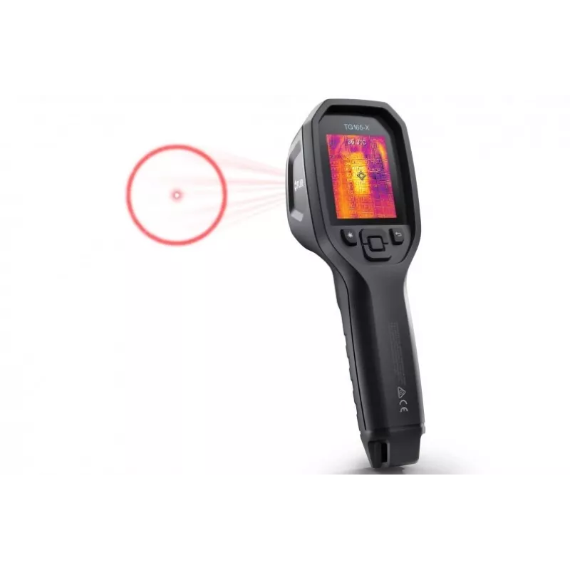 FLIR TG165-X MSX šiluminė kamera -25 iki +300 °C 80 x 60 pikselių 8.7 Hz MSX®, įmontuotas LED žibintas, skaitmeninis fotoaparatas