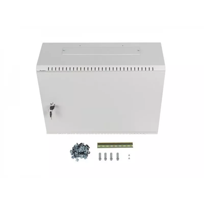 Spintelė Rack Lanberg 19 inch 4U+3U 540x200mm, žemo profilio, pakabinama, pilka