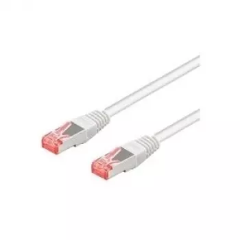 Wentronic Goobay CAT 6 jungiamasis laidas, S/FTP (PiMF), baltas, 1,5 m - LSZH halogenų neturintis, varinis (95587)