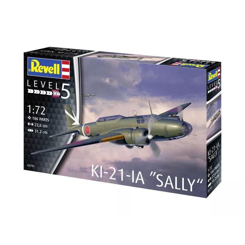 Revell KI-21-LA Sally 1:72 modelis
