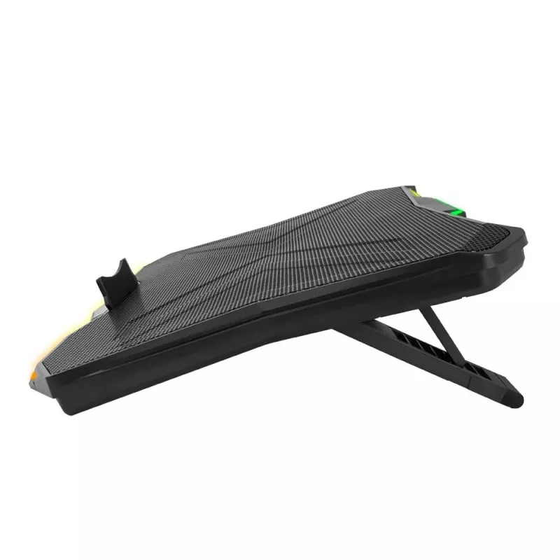 Aušinimo padėklas nešiojamam kompiuteriui ESPERANZA EGC110 17 colių (43,2 cm), 1 ventiliatorius 18 cm, 800 aps./min., 63 CFM, USB 2.0, juodas