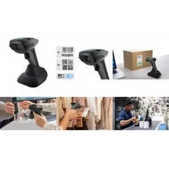 Nešiojamas brūkšninių kodų skaitytuvas Safescan 350-BT – 1D ir 2D belaidis skaitytuvas su Bluetooth