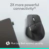 Logitech MX Master 4 for Business pelė – belaidė + Bluetooth, 8000 DPI, grafito spalva