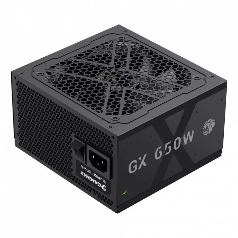 Gamemax GX 650GF maitinimo blokas, 80 PLUS Gold, 650 W