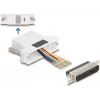 DeLOCK 67114 D-Sub 25-pin male to RJ45 female surinkimo rinkinys, baltas