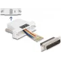DeLOCK D-Sub 25 pinų moteriškas į RJ45 moterišką surinkimo rinkinys baltas VGA RJ-45