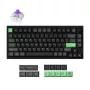 Mechaninė klaviatūra Keychron P1 H-M1Z 75% laidinė ir belaidė USB, RF, Bluetooth 5.2, RGB foninis apšvietimas, juoda, baterija iki 100 h, USB-C