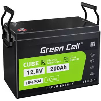 Greencell LiFePO4 baterija - 200Ah - 12,8V - 2560Wh L (CAV04S)