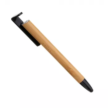 Rašiklis su stiletusu ir stovu FIXED FIXPEN-BA Bamboo — 3 viename: rašiklis, liečiamojo ekrano stiletusas ir staliukas