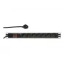 Apsauginis įtampos filtras LogiLink PDU7C01 juodas 7 kištukiniai lizdai 230 V 2 m
