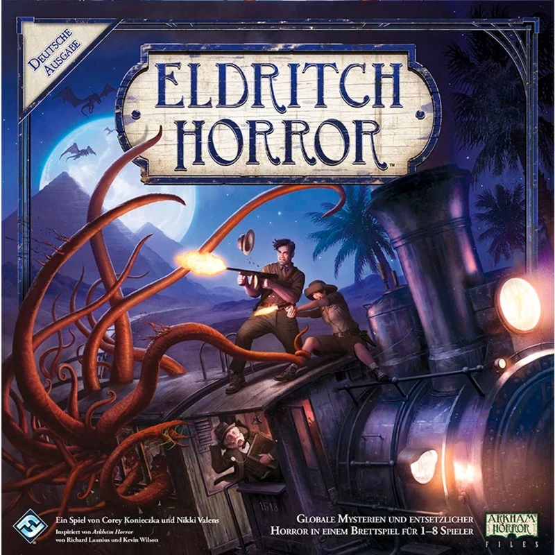 Eldritch Horror pagrindinis žaidimas Šeimos žaidimas