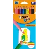 BIC TROPICOLORS spalvoti pieštukai 12 spalvų 022503
