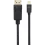 Renkforce Mini-DisplayPort / DisplayPort jungiamasis laidas 3,00 m RF-4538178, paauksuoti kištukų kontaktai, juoda spalva [1x Mini-DisplayPort kištukas - 1x DisplayPort kištukas] (RF-4538178)