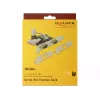 DeLOCK 89641 PCIe sąsajos plokštė su 2 RS-232 prievadais