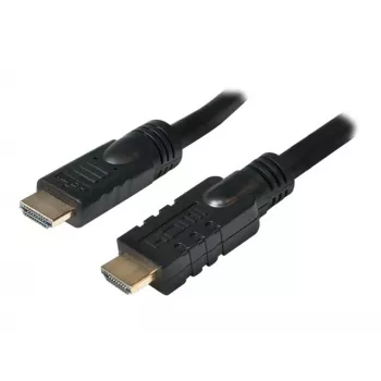 LogiLink CHA0020 HDMI laidas 20 m HDMI A tipas (Standartinis) Juodas