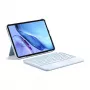 Belaidė Bluetooth klaviatūra su jutikliniu kilimėliu Inateck KB04122 QWERTZ, mėlyna