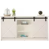 komoda 160x80x35 GRANERO baltas/blizgi balta