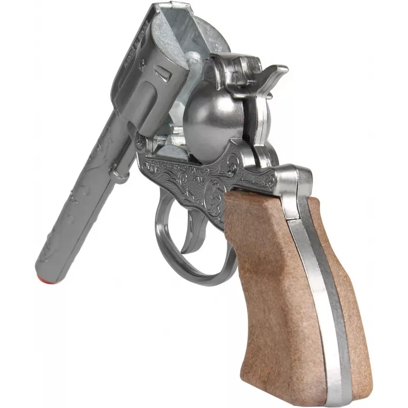 Metalinis žaislinis revolveris Gonher 8 šūvių modelis 239842