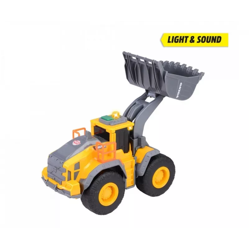 Dickie Toys Volvo ratinis krautuvas su šviesos ir garso funkcijomis (203723006)