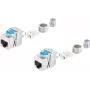 Keystone lizdas ShiverPeaks BS08-45005-2 Cat 8.1 metalinis, ekranuotas RJ45 modulis
