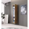 Vitrina sieninė Cama Meble VIGO 180 – stiklinė spintelė, 1800×400×300 mm, ąžuolas wotan
