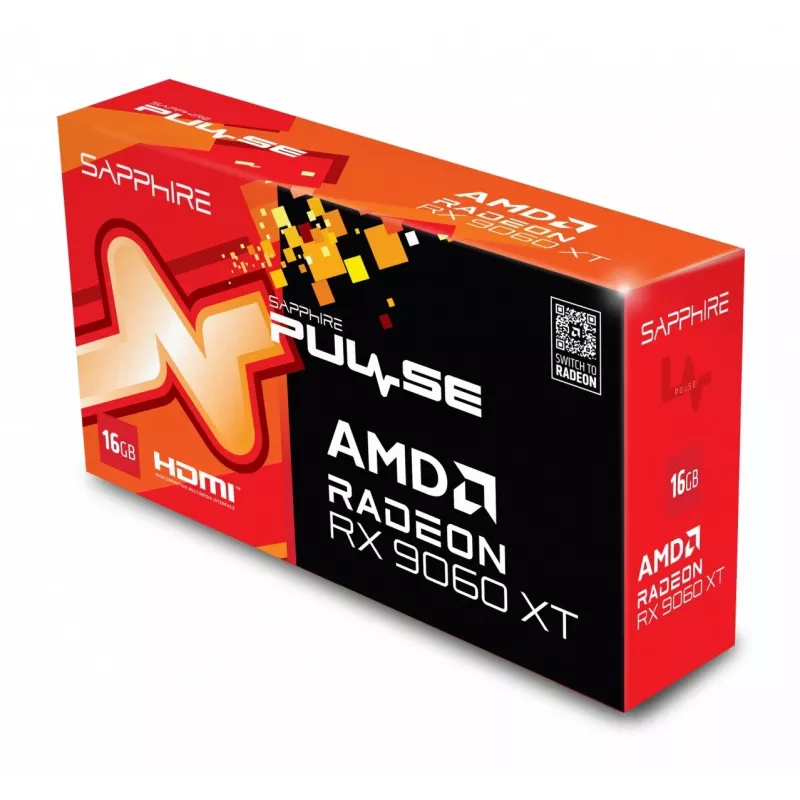 SAPPHIRE PULSE Radeon RX 9060 XT 16GB vaizdo plokštė
