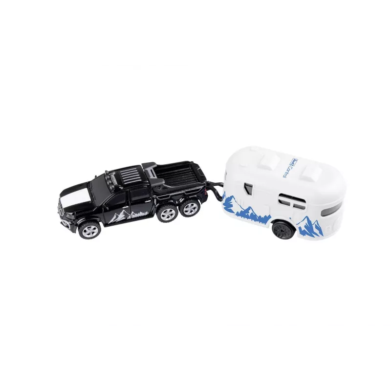 RC automobilis su kemperiu REVELL 23566 - miniatiūrinis nuotoliniu būdu valdomas modelis, maitinamas baterijomis, žaislinė transporto priemonė