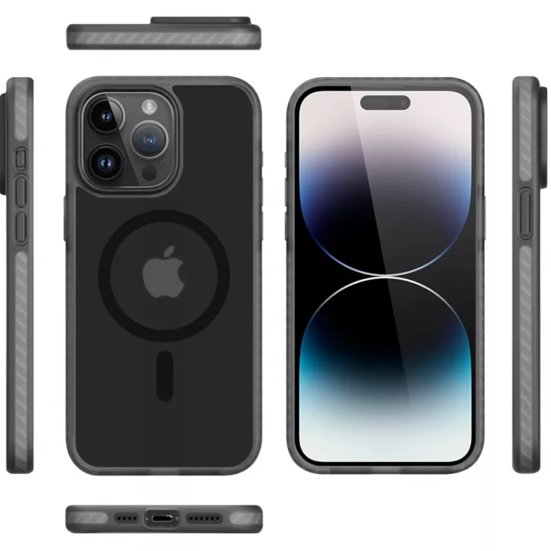 StyleShell Invisio, Dėklas Juodas, iPhone 16 Pro Max