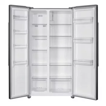 Šaldytuvas MPM MPM-427-SBS-05/NL Side-by-Side — 472 L, No Frost, Inverter, LED ekranas, Baltas, 900×1770×590 mm