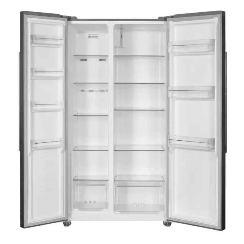 Šaldytuvas MPM MPM-427-SBS-05/NL Side-by-Side — 472 L, No Frost, Inverter, LED ekranas, Baltas, 900×1770×590 mm
