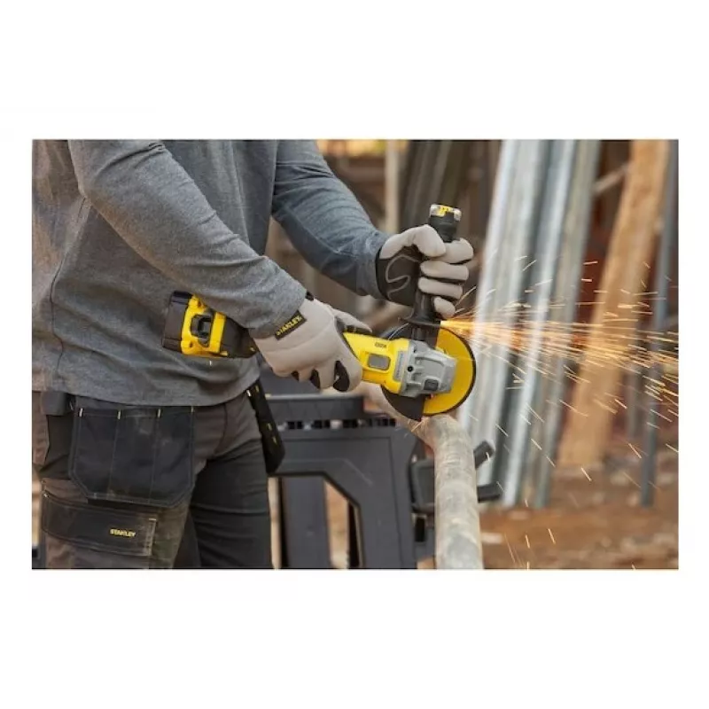 Stanley SFMCG710M1T-QW kampinis šlifuoklis 12,5 cm 8500 aps./min 800 W 1,84 kg