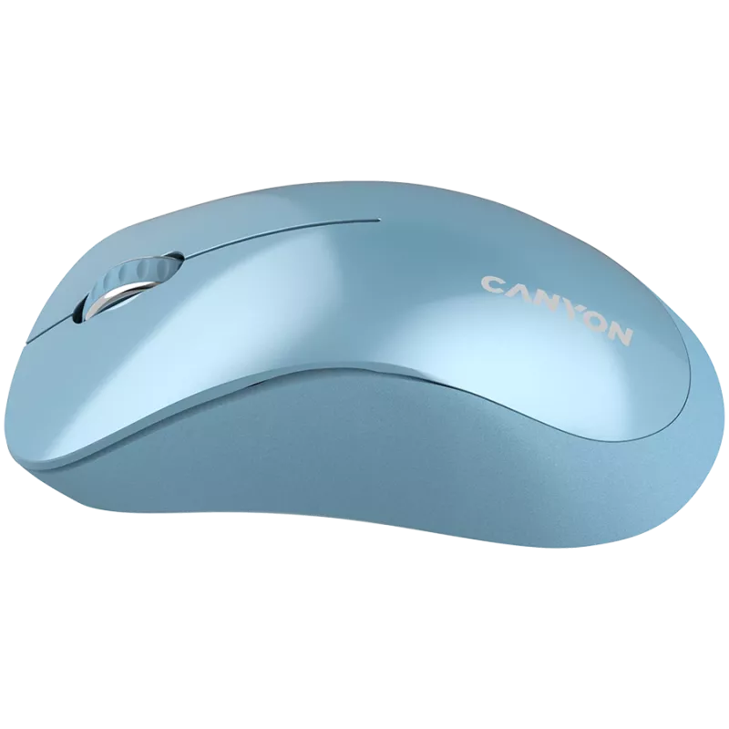 Belaidė pelė CANYON MW-11, 2.4 GHz, 3 mygtukai, DPI 1200, mėlyna