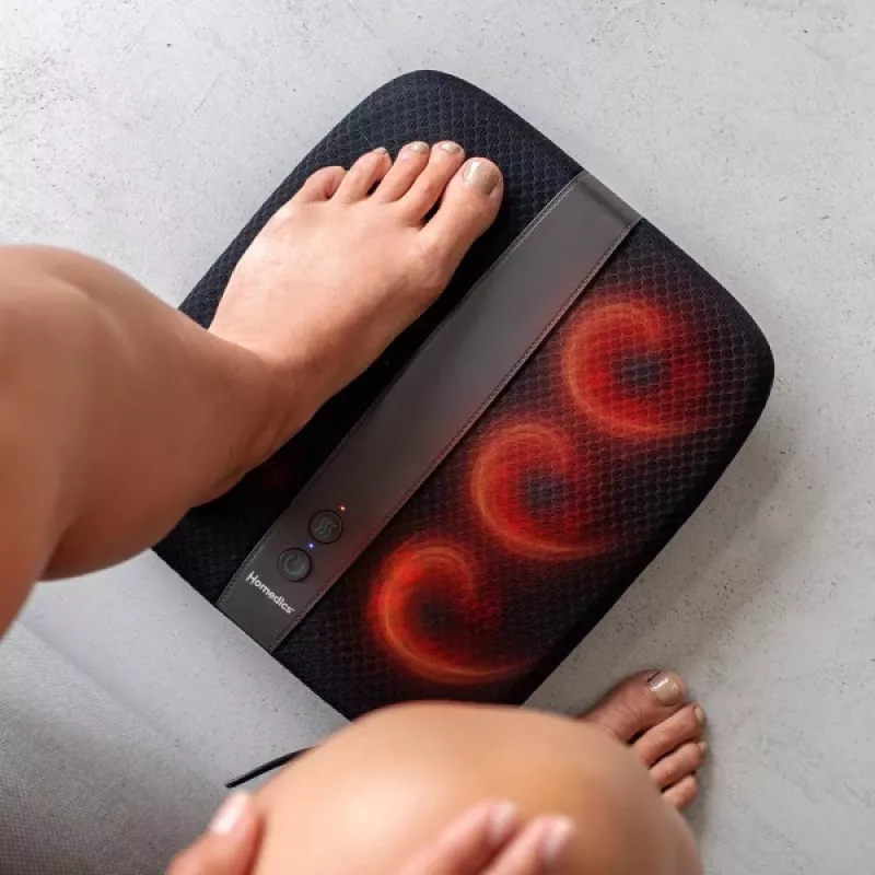 Pėdų masažuoklis HoMedics FM-TS12H-EU Shiatsu Deluxe su šildymu ir minkymo funkcijomis