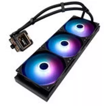 CPU aušintuvas Thermalright Frozen Warframe 420 BLACK ARGB – 140 mm ARGB ventiliatoriai, 420 mm radiatorius