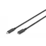 USB tipo C ilginamasis kabelis Digitus AK-300210-007-S 0,7 m