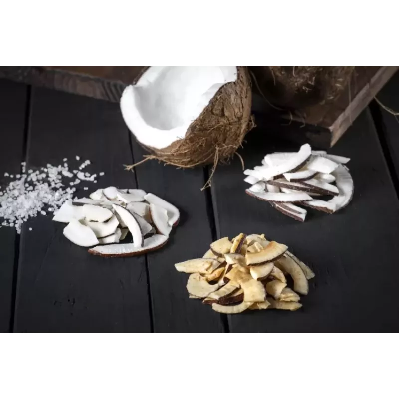 Džiovintas kokosas Eco fresh foods 100 g – kokoso drožlės, 100 g pakelis