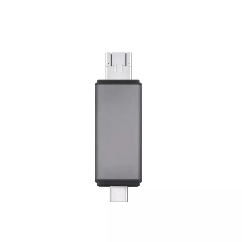 Kortelių skaitytuvas SD 3v1, USB-C + USB-A 2.0 + Micro USB