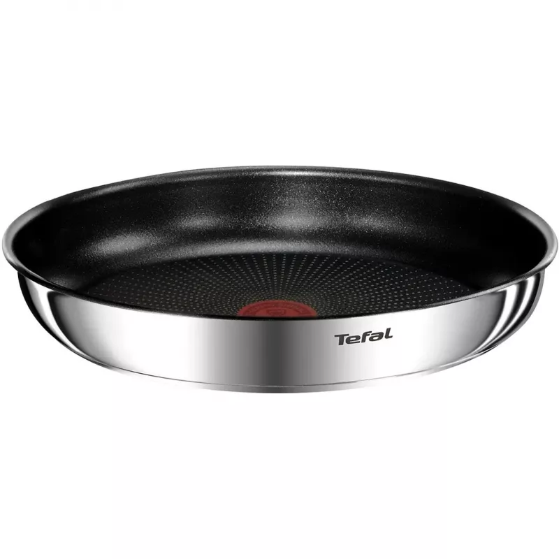 Puodų rinkinys Tefal Ingenio Emotion L897SB74 – 11 dalių sukraunamas nerūdijančio plieno su nepridegančia danga, tinkamas orkaitei, su Thermo-Spot
