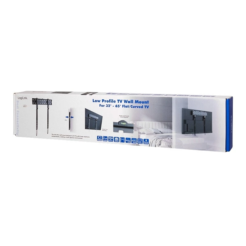 Fiksuotas TV laikiklis 32-65 colių, 40 kg, LOGILINK