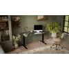 Stalas MOON LONG su elektriniu aukščio reguliavimu 150x80 cm, juodas/antracitas